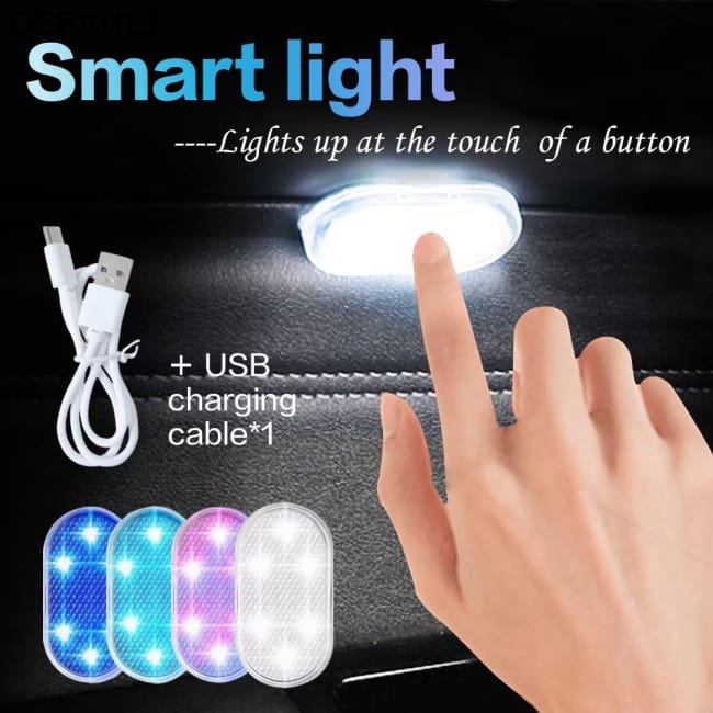 Car Interior 5v Led Lighting Finger Touch Sensor Reading GRB Accessories Organizers
