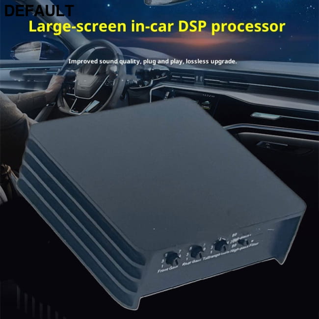 Car Modification Lossless DSP Amplifier Audio Processor Black Amplifiers Electronics