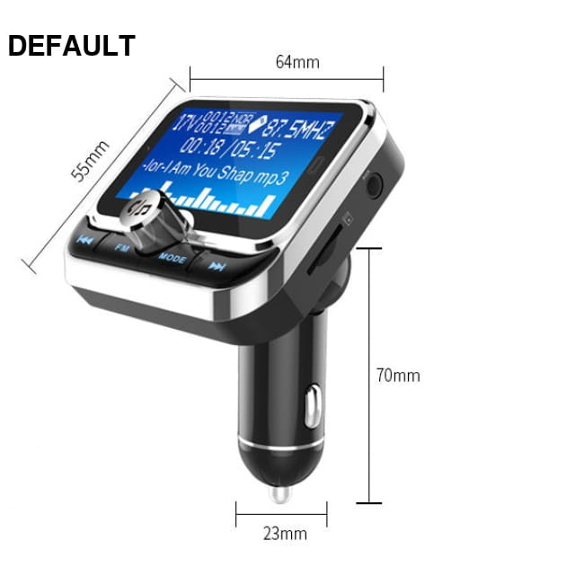 Car MP3 player Silver Bluetooth FM Transmitters Electronics