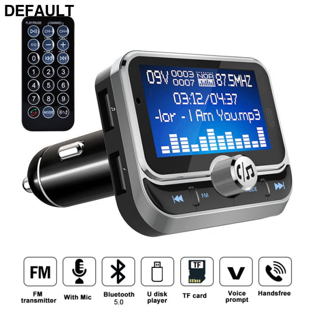 Car MP3 player Silver Bluetooth FM Transmitters Electronics