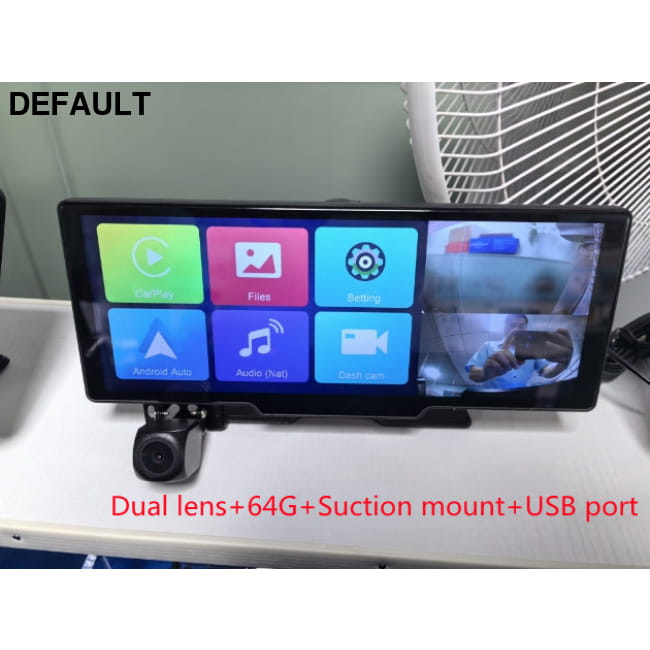 Car Dash Cam & Navigation Device | 10’’+ Screen Front Rear Dual Recording GPS USB SetB DVD Players | Best Selling