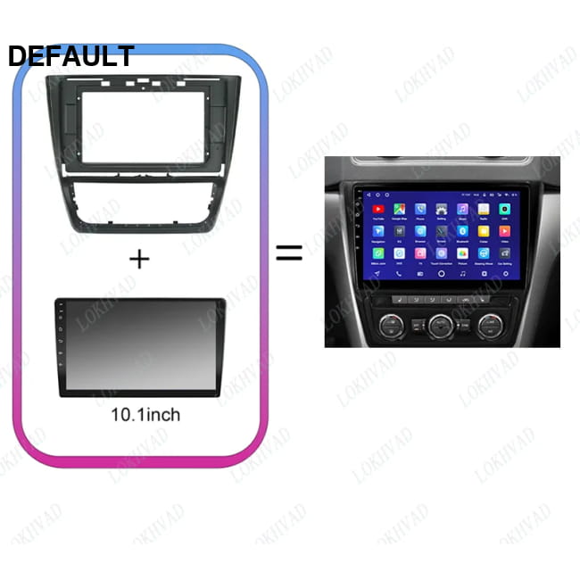 Car Radio For Skoda Yeti 5L 2009 - 2014 Android 2 Din Installation Kit - Motor Vehicle A/V Players & In-Dash Systems