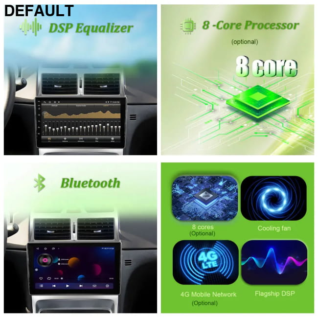 Car Radio Video Multimedia Player Carplay Android GPS