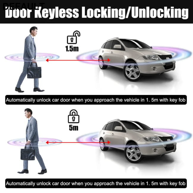 Car Remote Central Door Lock Keyless Control Kit Alarm Starter Vehicle Systems