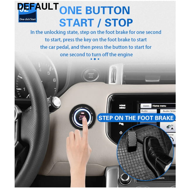 Car Remote Control PKE Keyless Entry Engine Start Starter Vehicle Systems