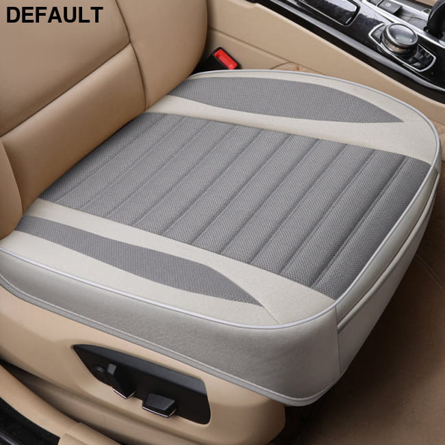 Car Seat Cover,Flax Cushion Seasons Universal Breathable grey Accessories Covers