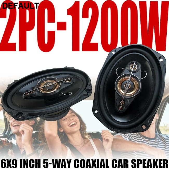 Car Speakers 2400W (2*1200W) Coaxial Speaker 6*9 Inch Electronics