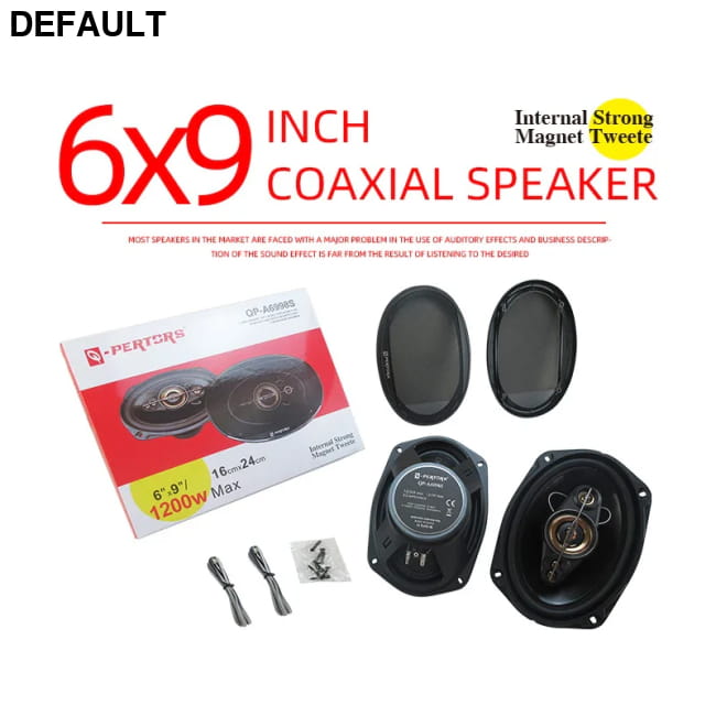 Car Speakers 2400W (2*1200W) Coaxial Speaker 6*9 Inch Electronics