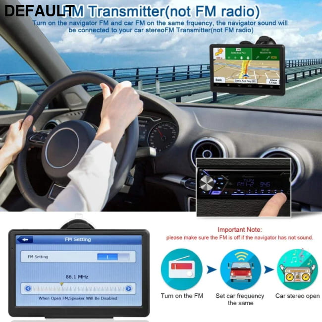 Car/ Truck GPS Navigation 7.0’’ HD Touch Screen FM + 8GB Bult Car DVD Players FM + 8GB Systems