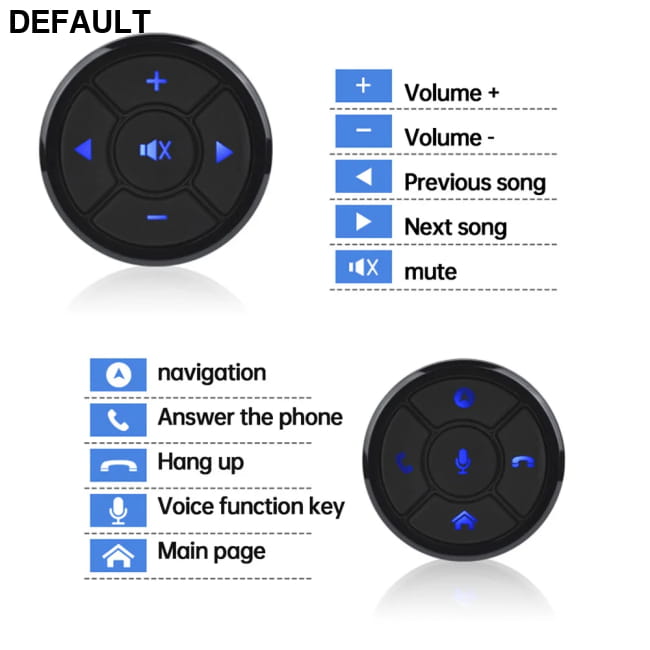 Car Wireless Remote Control 10Keys Steering Wheel Radio Starter Motor Vehicle Electronics