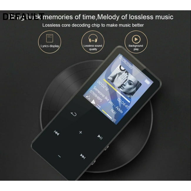 Card Touch Screen Bluetooth External Mini Walkman Black MP3/MP4/MP5 Players Handheld & Recorders