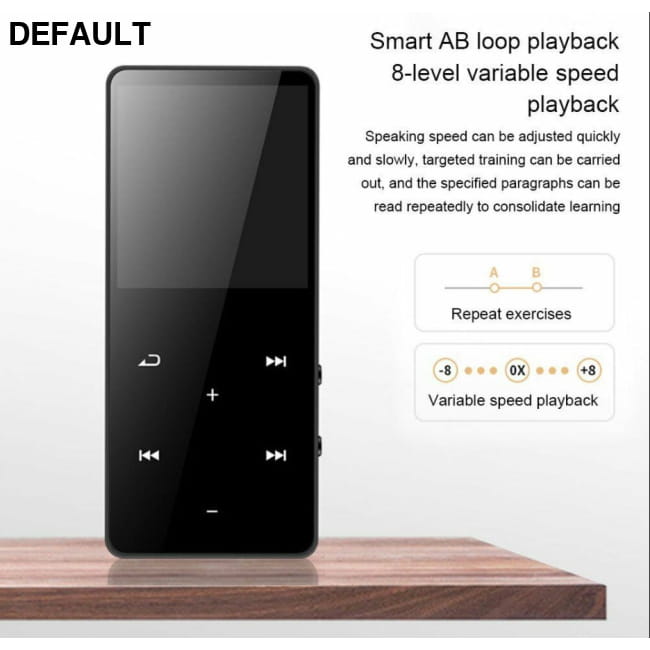 Card Touch Screen Bluetooth External Mini Walkman Black MP3/MP4/MP5 Players Handheld & Recorders
