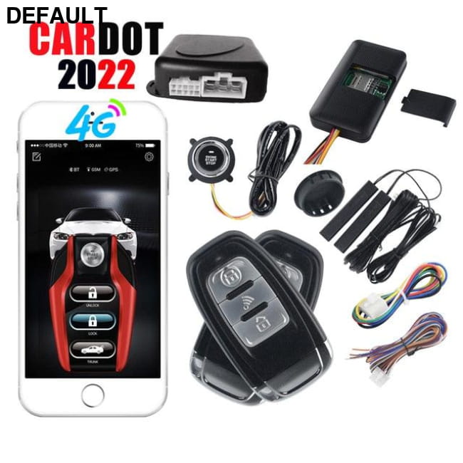 Cardot 2022 Smart Car Alarm with Digital Key Phone Start Stop Engine & Security Systems Electronics