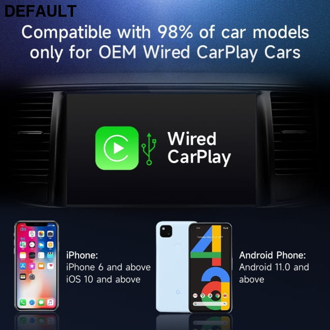 Carplay Original Car Wired To Wireless AI Box Qualcomm Audio Receiver Motor Vehicle Electronics