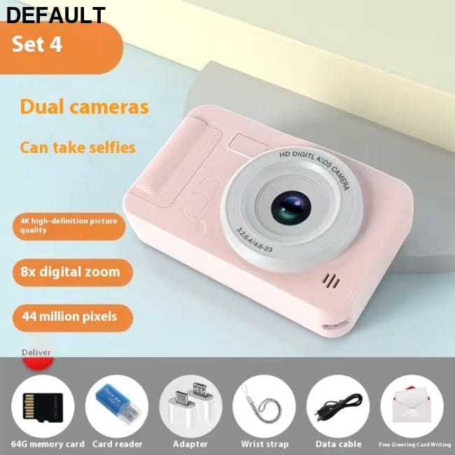 Ccd Digital Camera Kindergarten Gifts Double Cherry Pollen Four Cameras