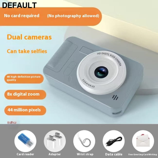 Ccd Digital Camera Kindergarten Gifts Double Gray Color Label Cameras