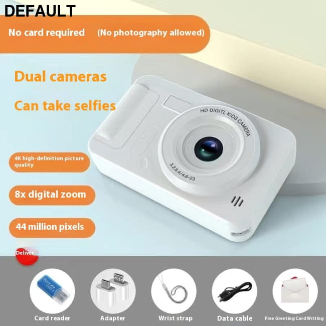 Ccd Digital Camera Kindergarten Gifts Double Moonlight White Label Cameras