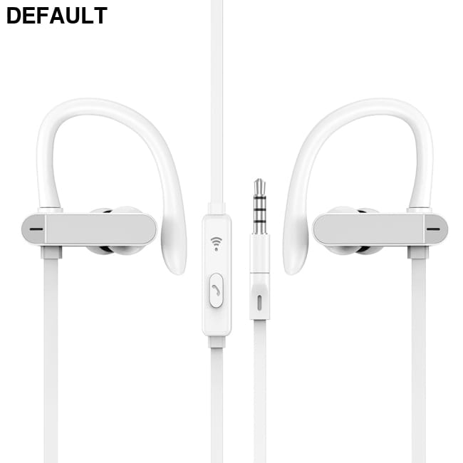 Compatible With Earphone PTM TS27 Sport Running Anti Drop White silver Wired Earbuds In-Ear Headphones