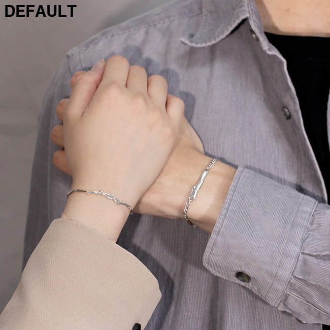 Couple Bracelet Female Sterling Silver Ins Korean Version Bracelets