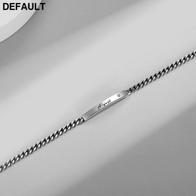Couple Bracelet Female Sterling Silver Ins Korean Version Women’s Always Bracelets