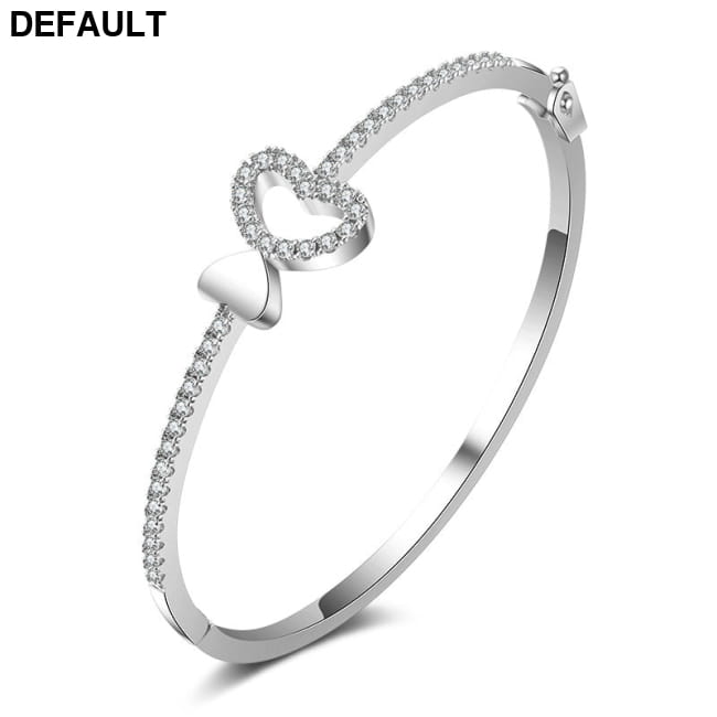 Couple Men And Women Bracelets Heart Shaped Platinum Best Selling Products