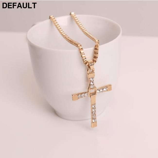 Cross Pendant Necklaces for Men Women Romantic Couple Sterling Silver