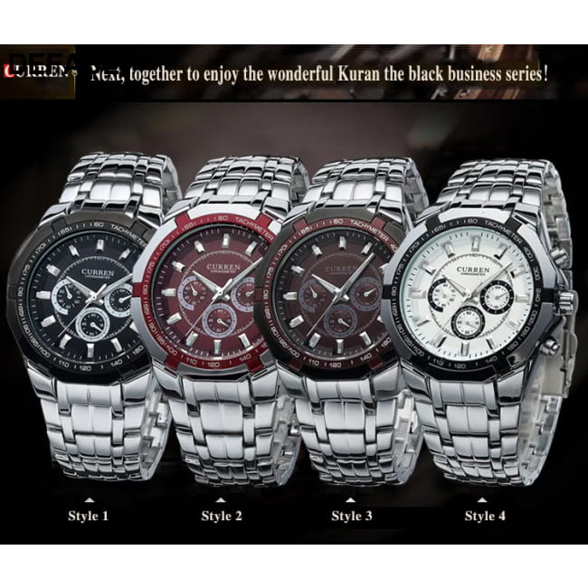 CURREN Men Luxury Brand Military Sport Mens Watches Full