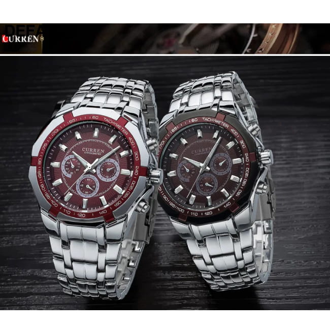 CURREN Men Luxury Brand Military Sport Mens Watches Full
