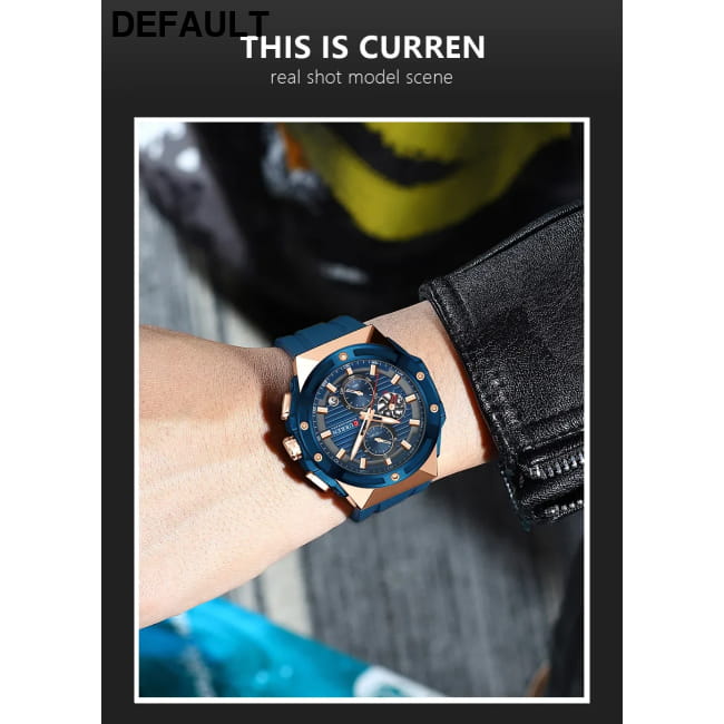 CURREN Top Brand Big Dial Chronograph Quartz Watch Men Watches Best Selling Products