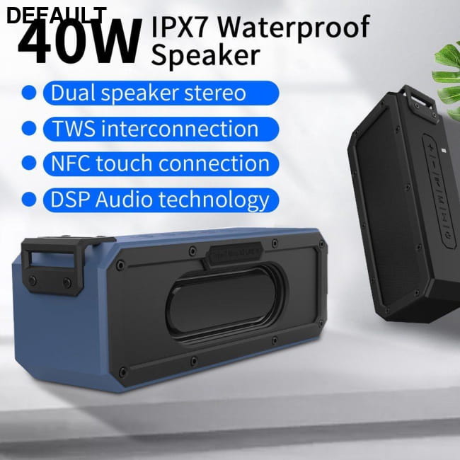 CYBORIS 40W 6600mAh IP67 Waterproof Portable NFC Wireless Mini Bluetooth Speakers