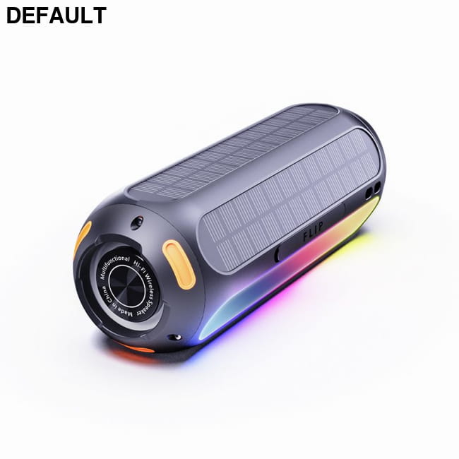 CYBORIS Solar Power Magnetic Bluetooth Speaker 30W Golf Blue-Red Mini Speakers Portable