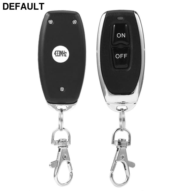 Dc 24 12v Single-channel Wireless Remote Control Switch Car Black / Starter Controls