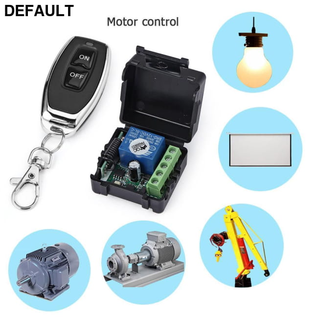 Dc 24 12v Single-channel Wireless Remote Control Switch Car Starter Controls