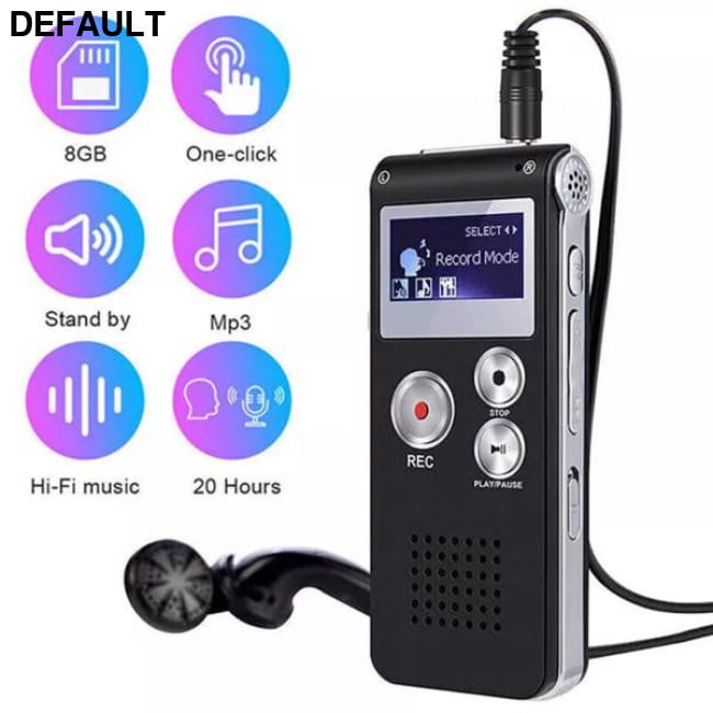 Digital Voice Recorder Dictaphone Audio Sound Mini as picture / US Recorders
