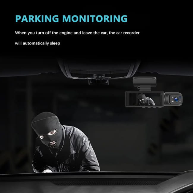 Dual Lens Car DVR FHD 1920*1080P Dash Camera Cabin Dashcam Cameras Video