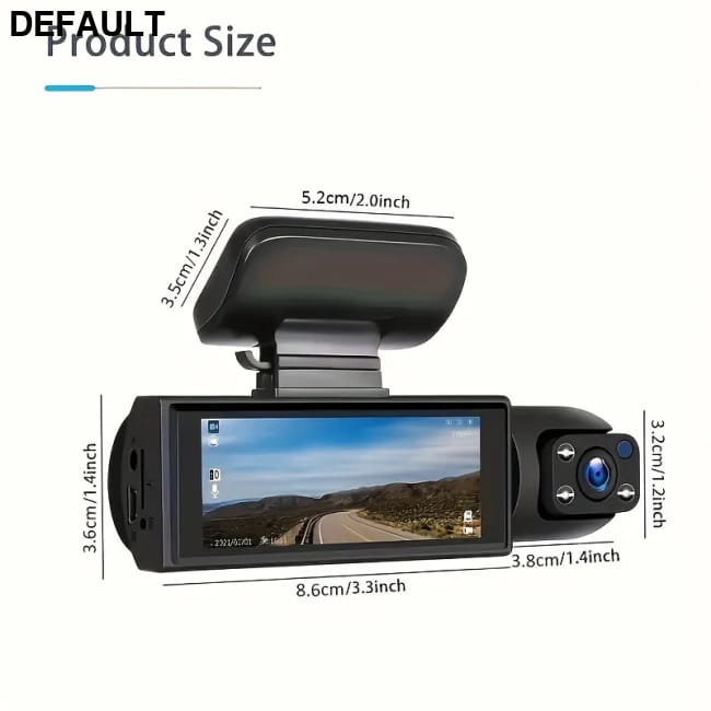 Dual Lens Car DVR FHD 1920*1080P Dash Camera Cabin Dashcam Cameras Video