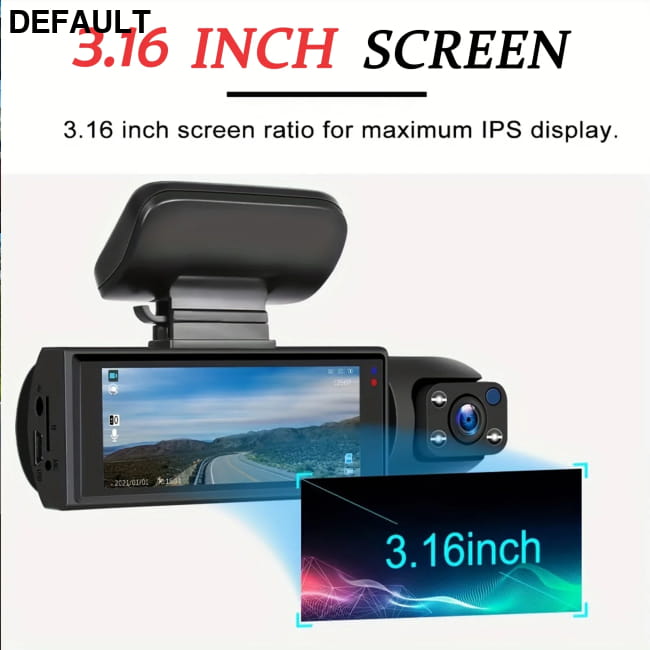 Dual Lens Car DVR FHD 1920*1080P Dash Camera Cabin Dashcam Cameras Video