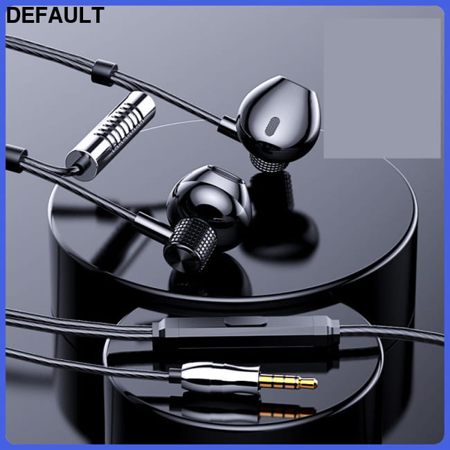 Dual Microphone Sound Card Wired Headset In-ear A Earbuds Headsets