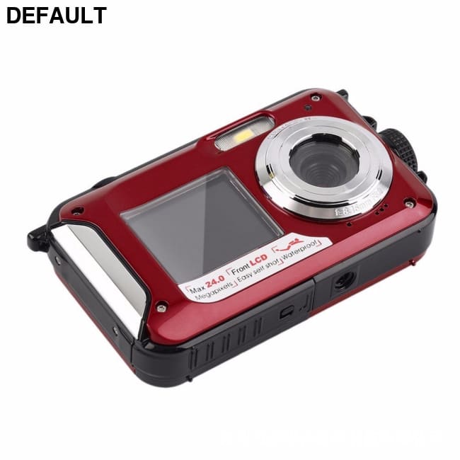 Dual-screen waterproof HD digital camera Red Digital Cameras Best Selling Products Compact