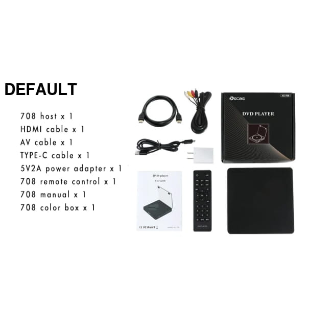 DVD Player HDMI for TV 1080P,Mini HD CD Players Home & Blu-ray