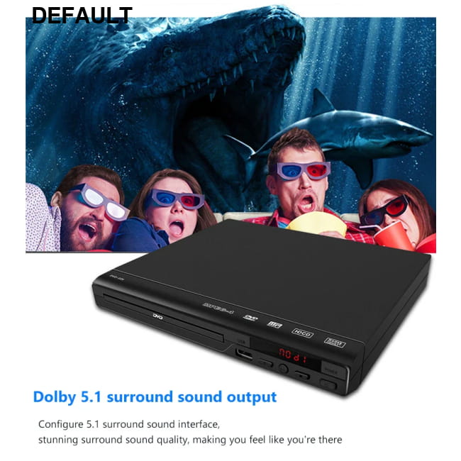 DVD Player High-defination 1080P Home Box For TV Players & Blu-ray