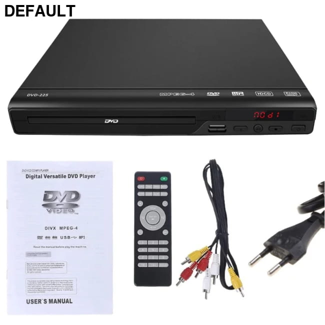 DVD Player High-defination 1080P Home Box For TV US Plug-DVD 225 Players & Blu-ray