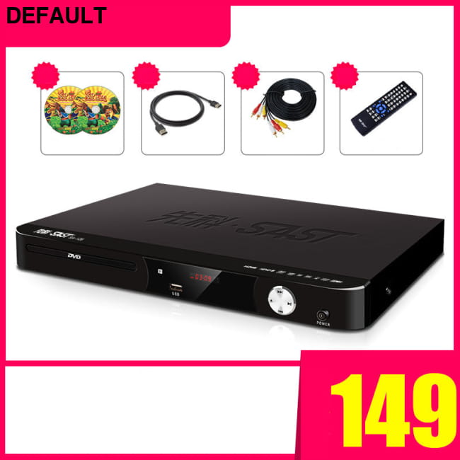 DVD Player Home HD Portable 5 Players & Blu-ray