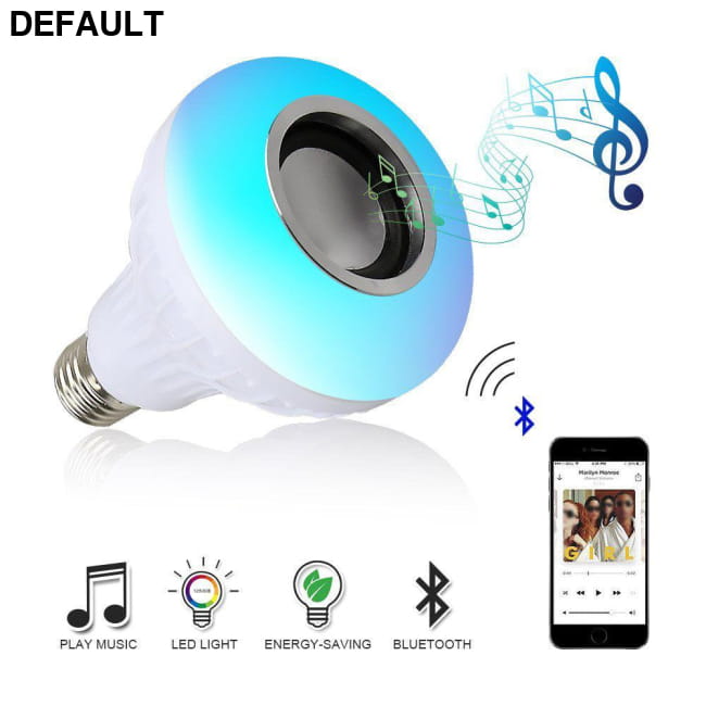 E27 B22 Wireless Bluetooth Speaker + 12W RGB Bulb LED Lamp Mini Speakers Speaker + 12W Electronics