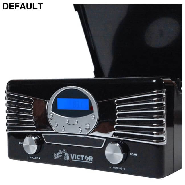 Victor Diner 7-in-1 Turntable Music Center Home Theater Systems Stereo