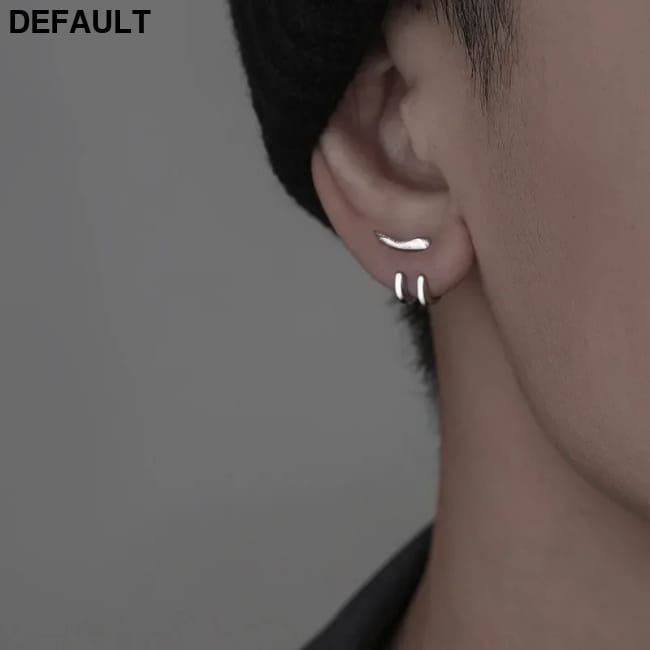 Ear studs for men with personality trendy men’s earrings, Right