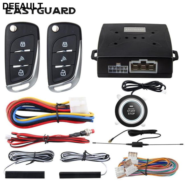 EASYGUARD car alarm system with PKE passive keyless entry Remote Starter Automotive Systems