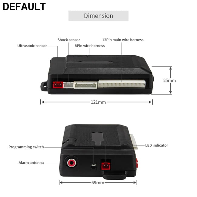 EASYGUARD Two Way Car Alarm Keyless Entry System Remote Starter Automotive Systems