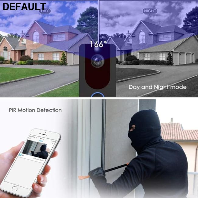 EKEN V7 HD 1080P Smart WiFi Video Doorbell Camera Visual Intercom Night vision IP Door Bell Wireless Security Home