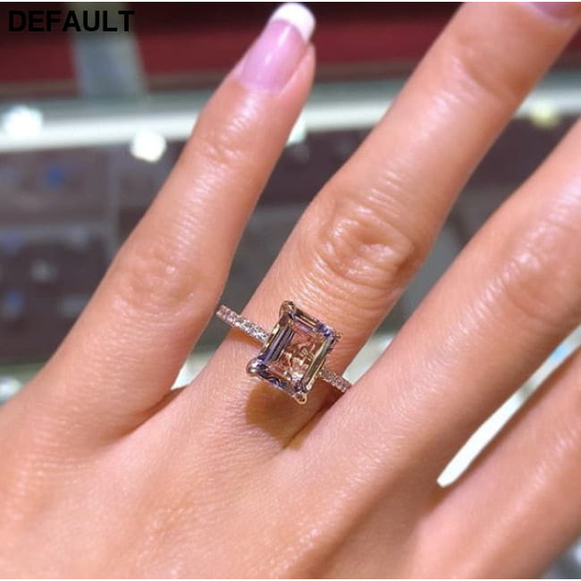 Elegant Wedding Ring Set For Woman Cubic Zirconia vintage 10 / 1122-366 Sterling Silver Rings